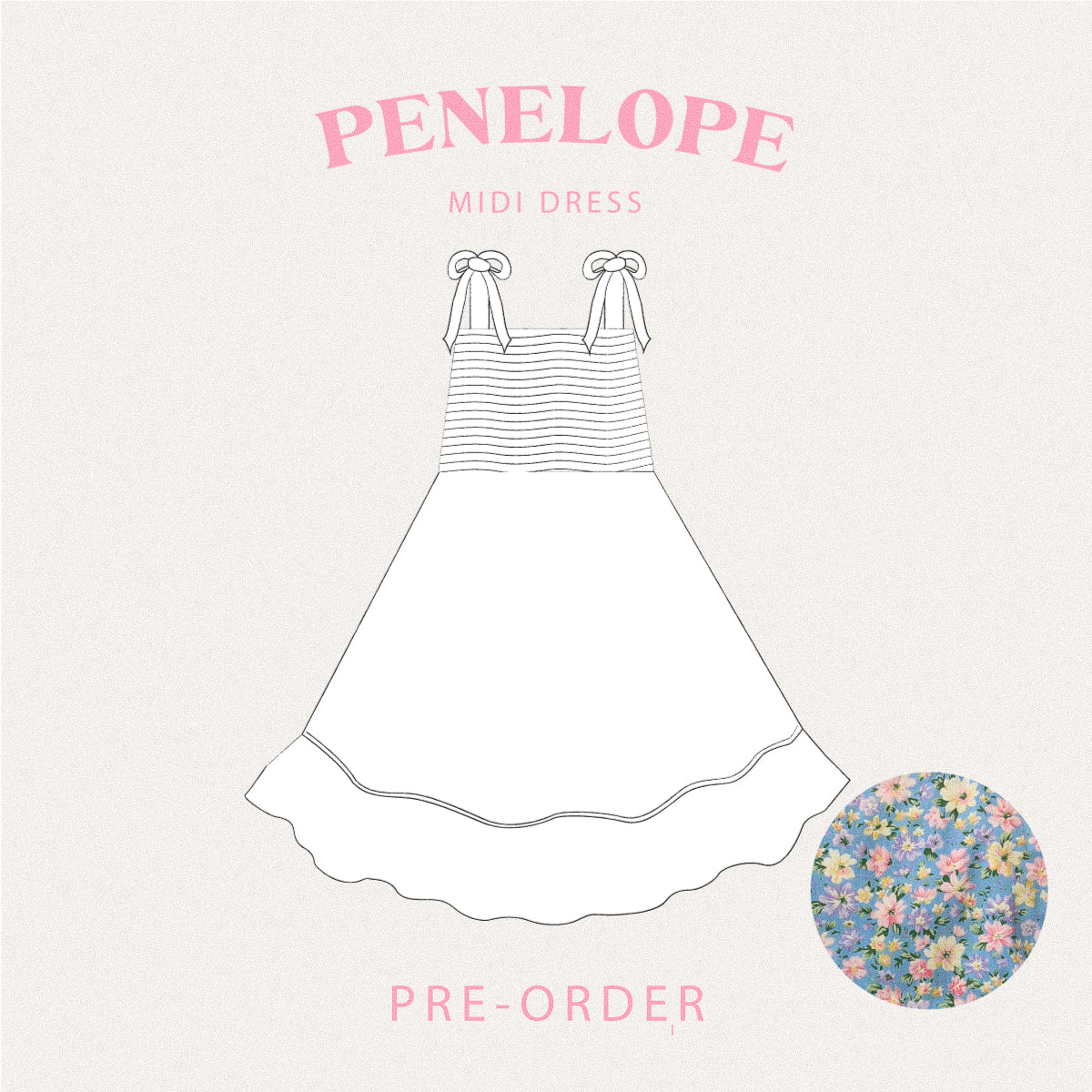 PRE-ORDER Penelope Midi Dress