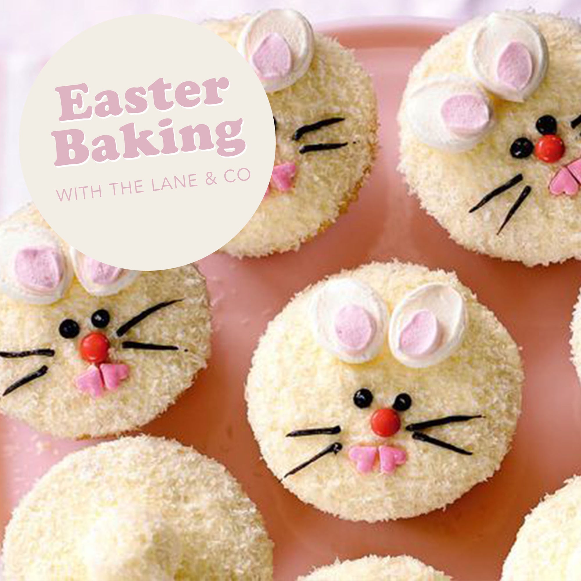 EASTER BAKING: Easter Bunny Cupcakes
