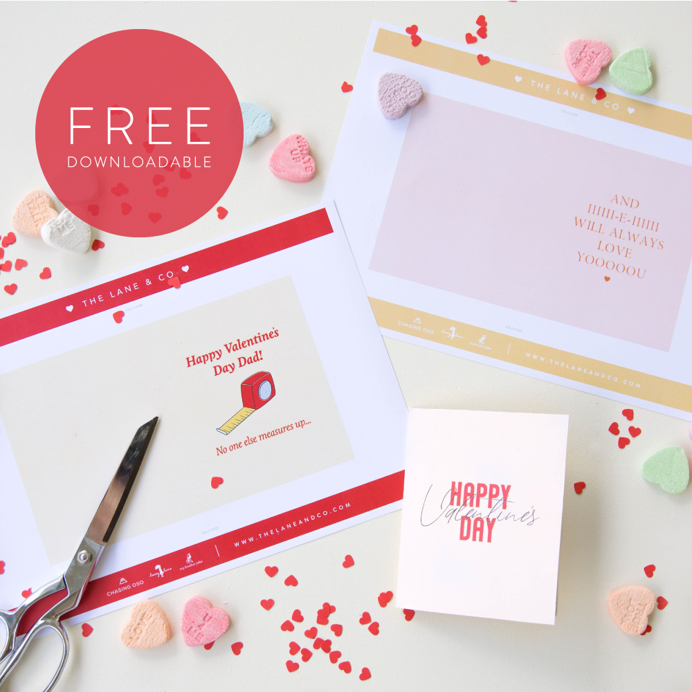 Valentine's Day FREE Downloadable Cards