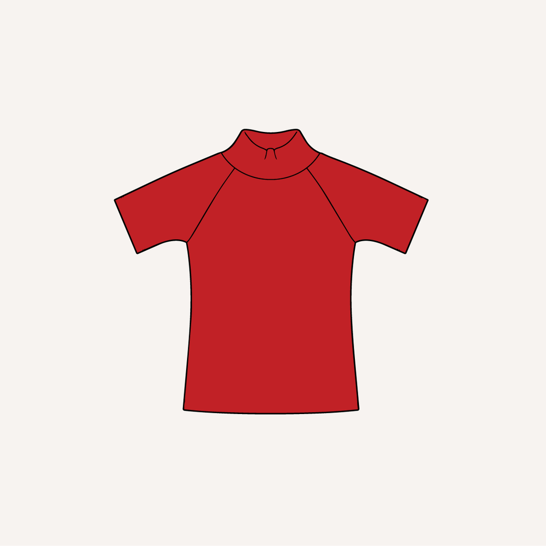 PRE-ORDER Xmas Cherry 3/4 Short Sleeve Skivvy (lightweight)