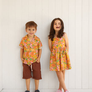 Ava Button Front Dress for Charity