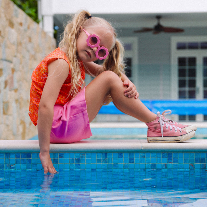 Berry Sleeveless Blouse