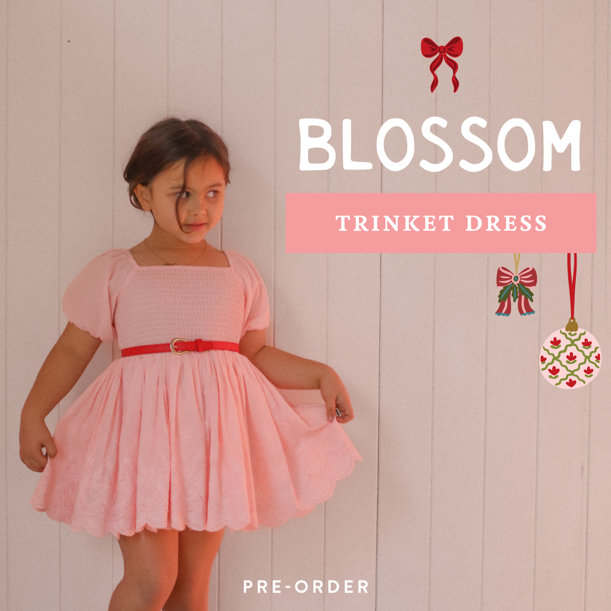 Blossom Lace Trinket Dress (PRE-ORDER)