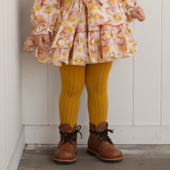 Condor Rib Tights - Curry