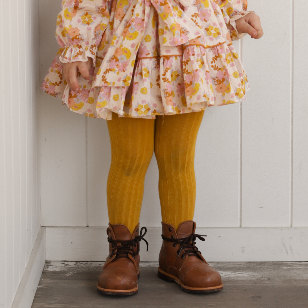 Condor Rib Tights - Curry