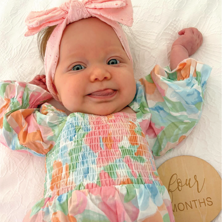 Glenda Shirred Romper