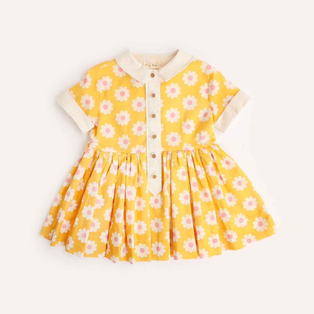 Miller Hopscotch Dress - Yellow