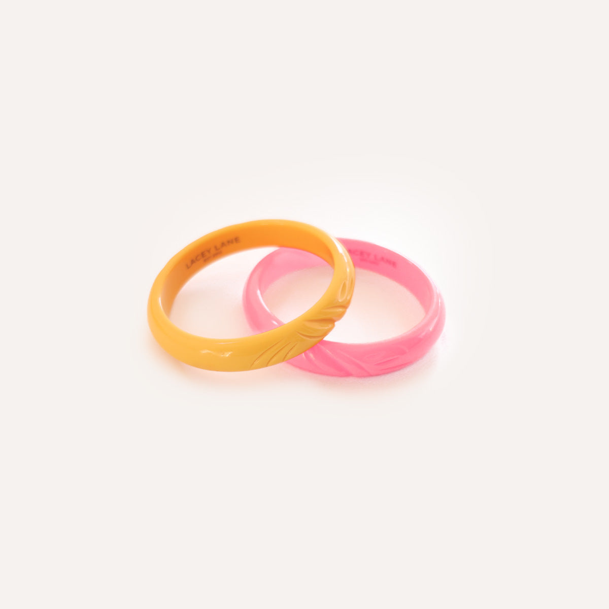 Lacey Lane Bangles Yellow & Pink