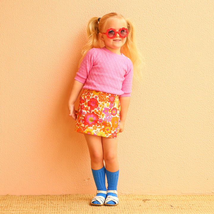 Red Flower Sunglasses