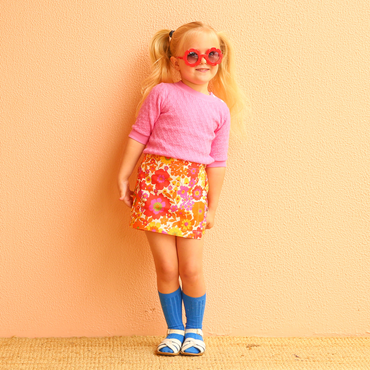 Red Flower Sunglasses