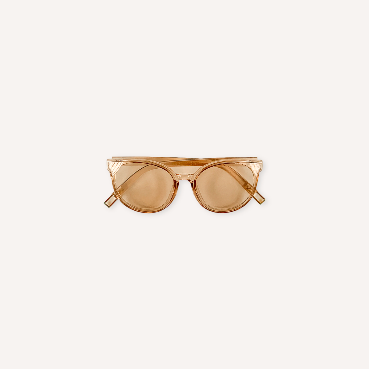 Clear Brown Sunglasses