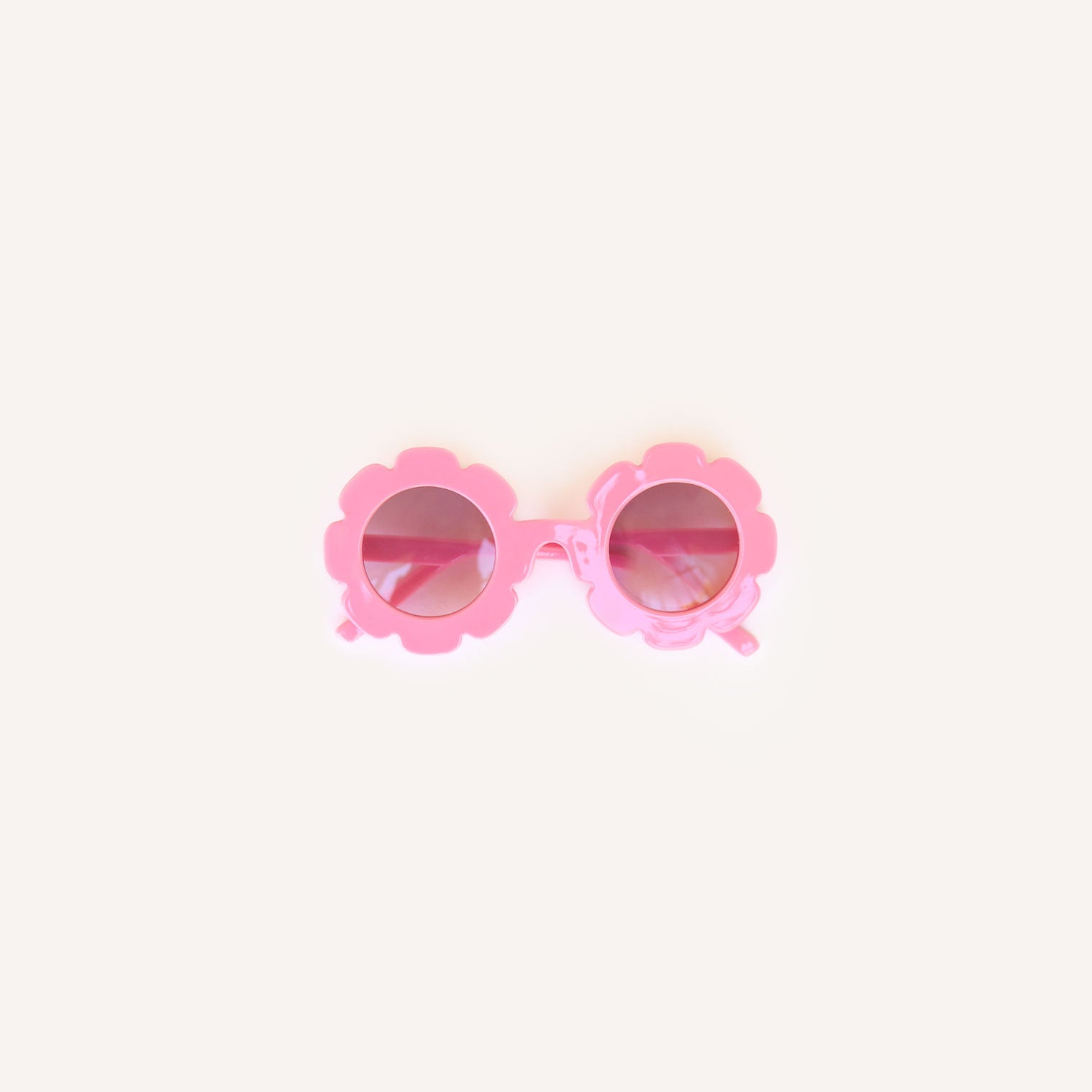 Pink Flower Sunglasses