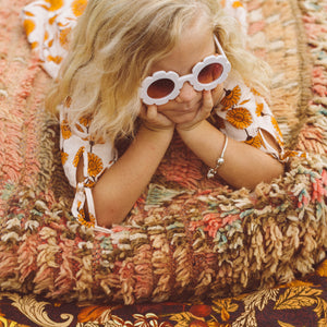 White Flower Sunglasses