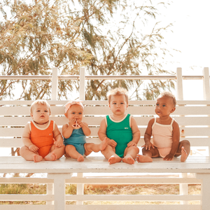 Koa Tangerine Terry Romper